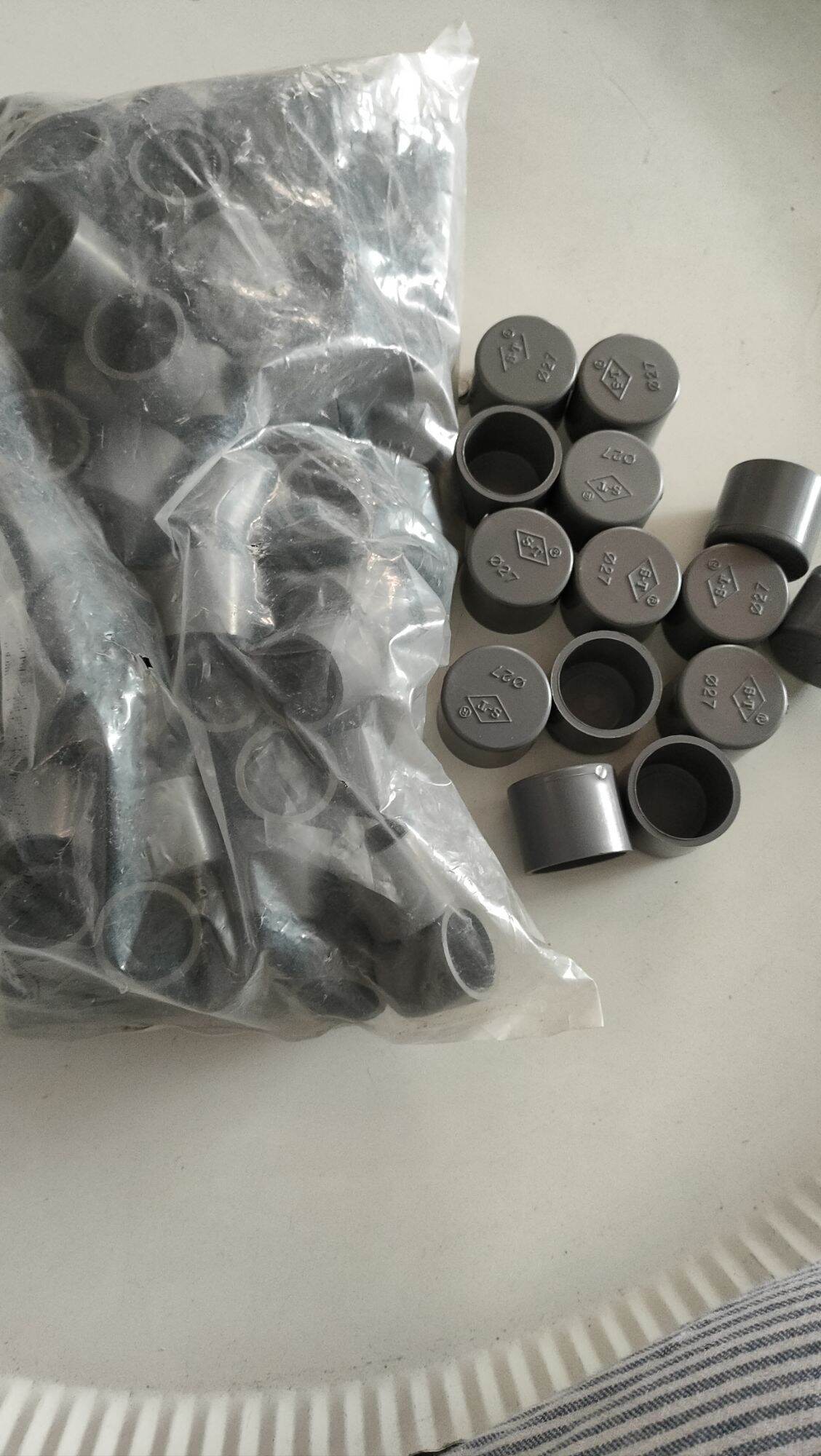 Compo 100 nút bịt trơn pvc phi 21, 27, 34 - nút bít trơn pvc
