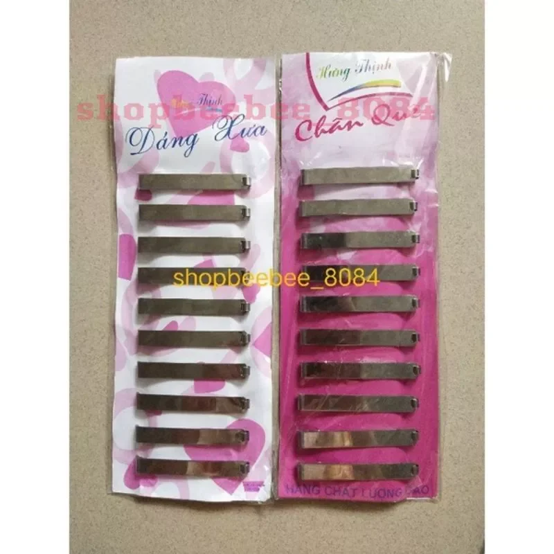set vỉ cặp tóc 3 lá bé 10 cái , kẹp tóc dành cho các bà các mẹ