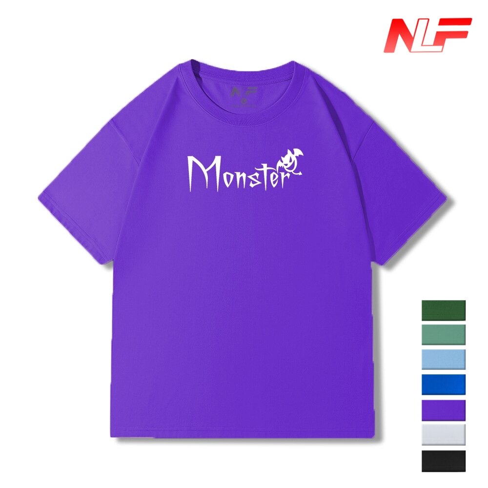 Áo Thun Form Rộng Tay Ngắn Monster NADC-002 - Áo Thun Nam Nữ - Dễ Phối Trang Phục