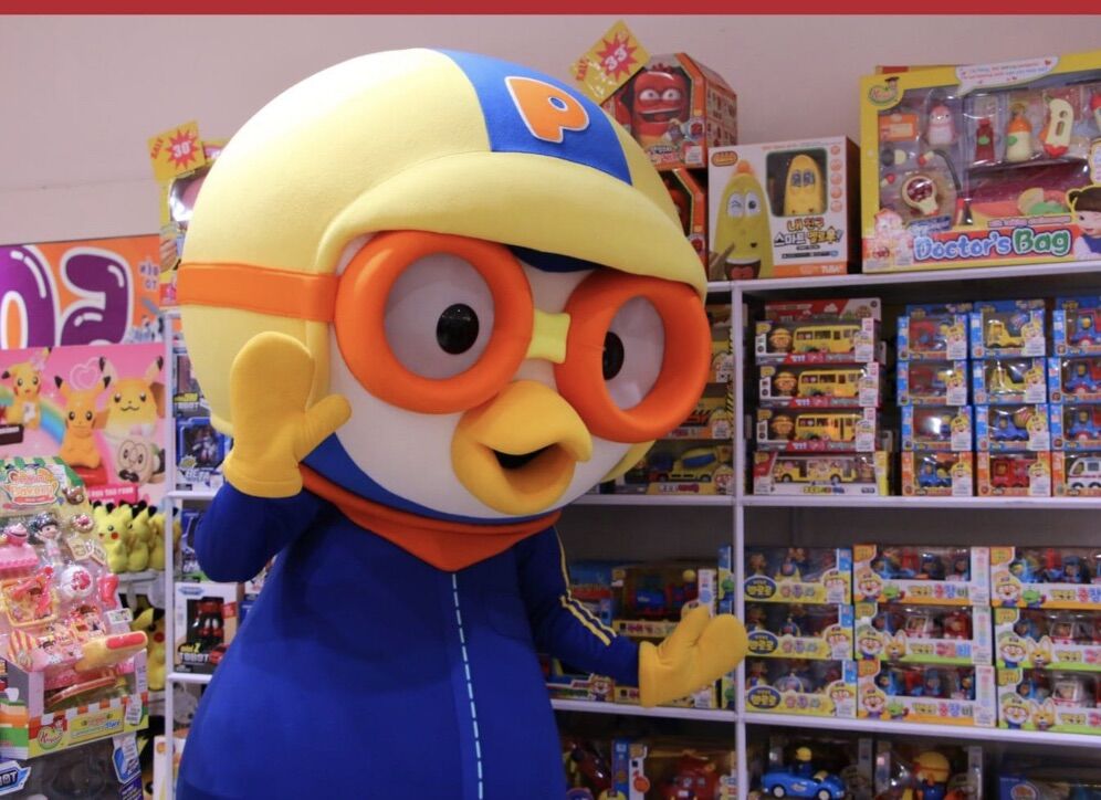 MASCOT CHIM CÁNH CỤT PORORO CAO CẤP