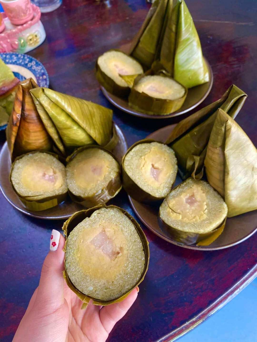 [Bánh Tét Miền Tây]_ Nhân thịt có trứng ~ 900gr (có hút chân không)