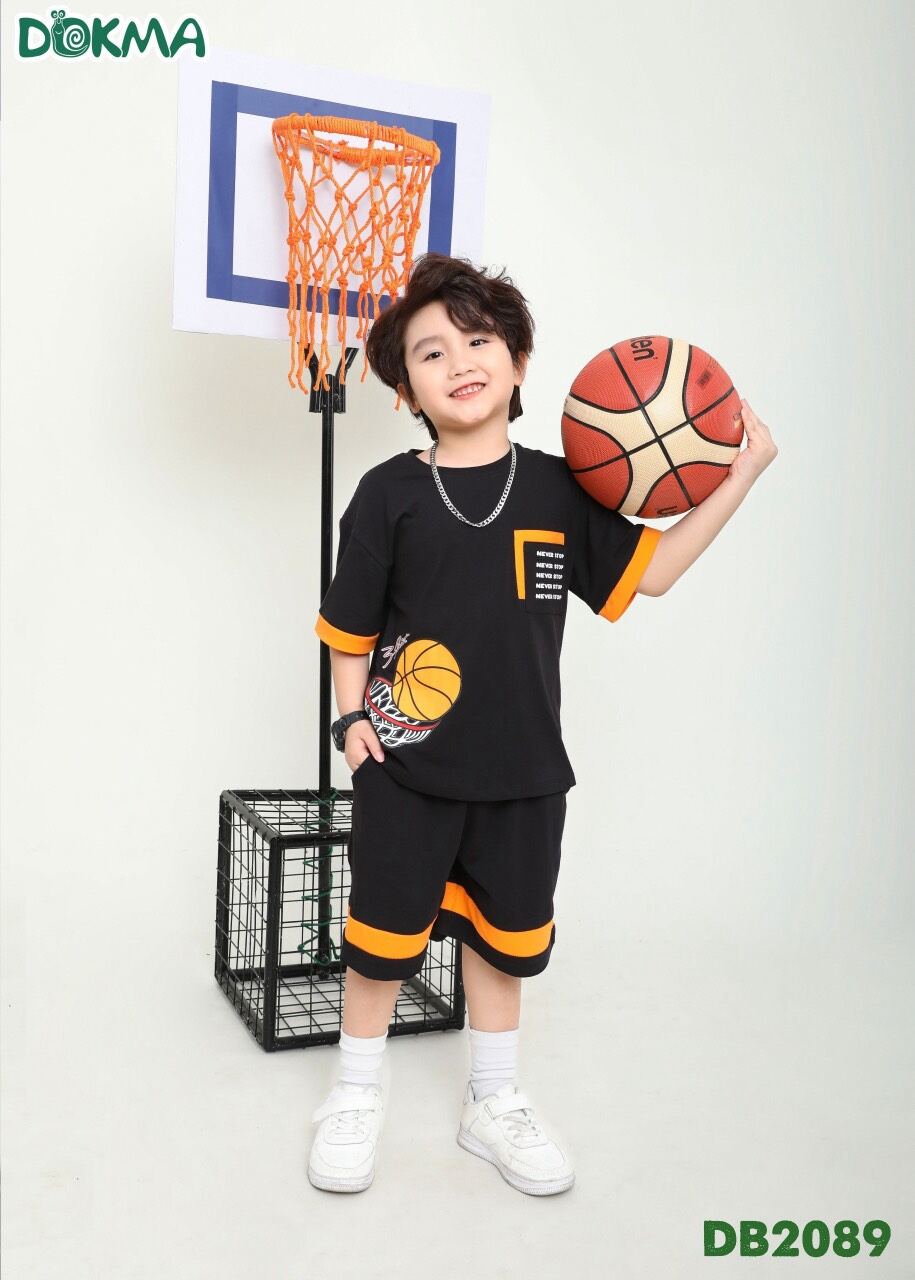 Bộ thể thao bé trai Dokma 3-7Y mã DB2089