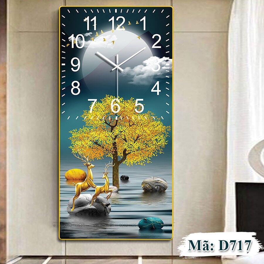 Tranh Đồng Hồ Tráng Gương