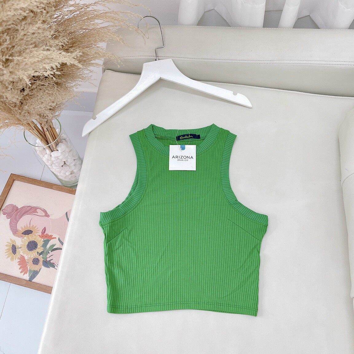 ÁO THUN BA LỖ SÁT NÁCH CROPTOP FORM 45KG