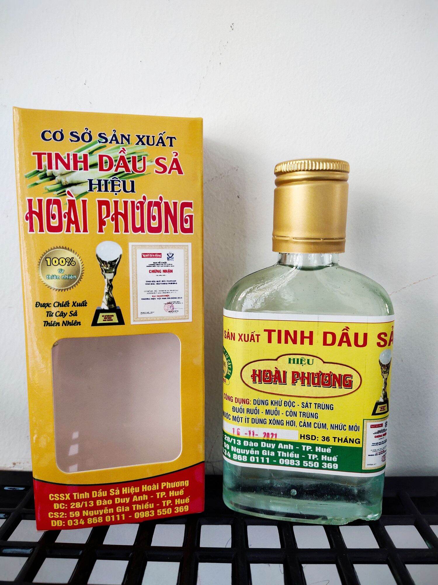 Tinh dầu SẢ Nguyên Chất Hoài Phương 100ml