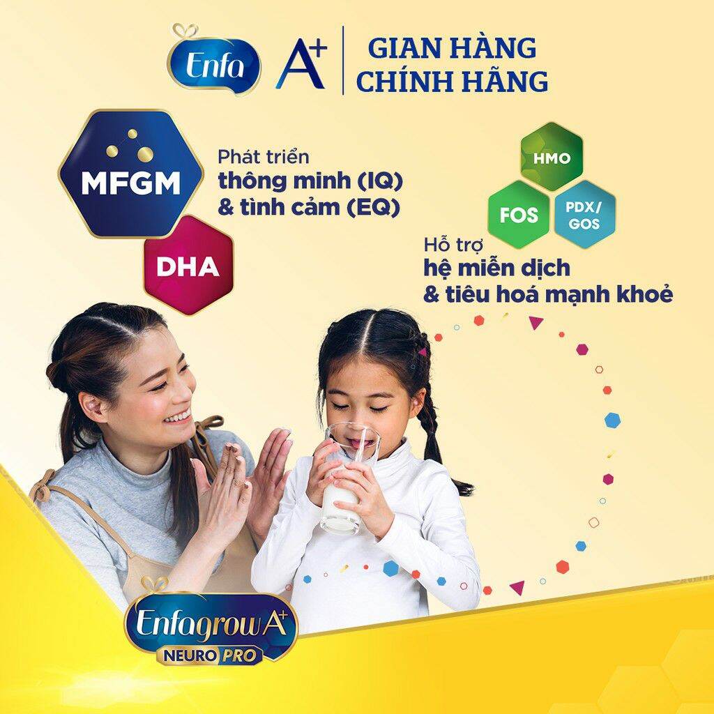[HCM]Sữa bột Enfagrow A+ 4 1,7kg.  Date 2023