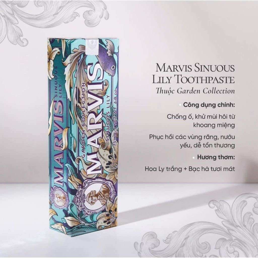 [Hàng công ty] Kem Đánh Răng Marvis cao cấp - bản Limited 75ml