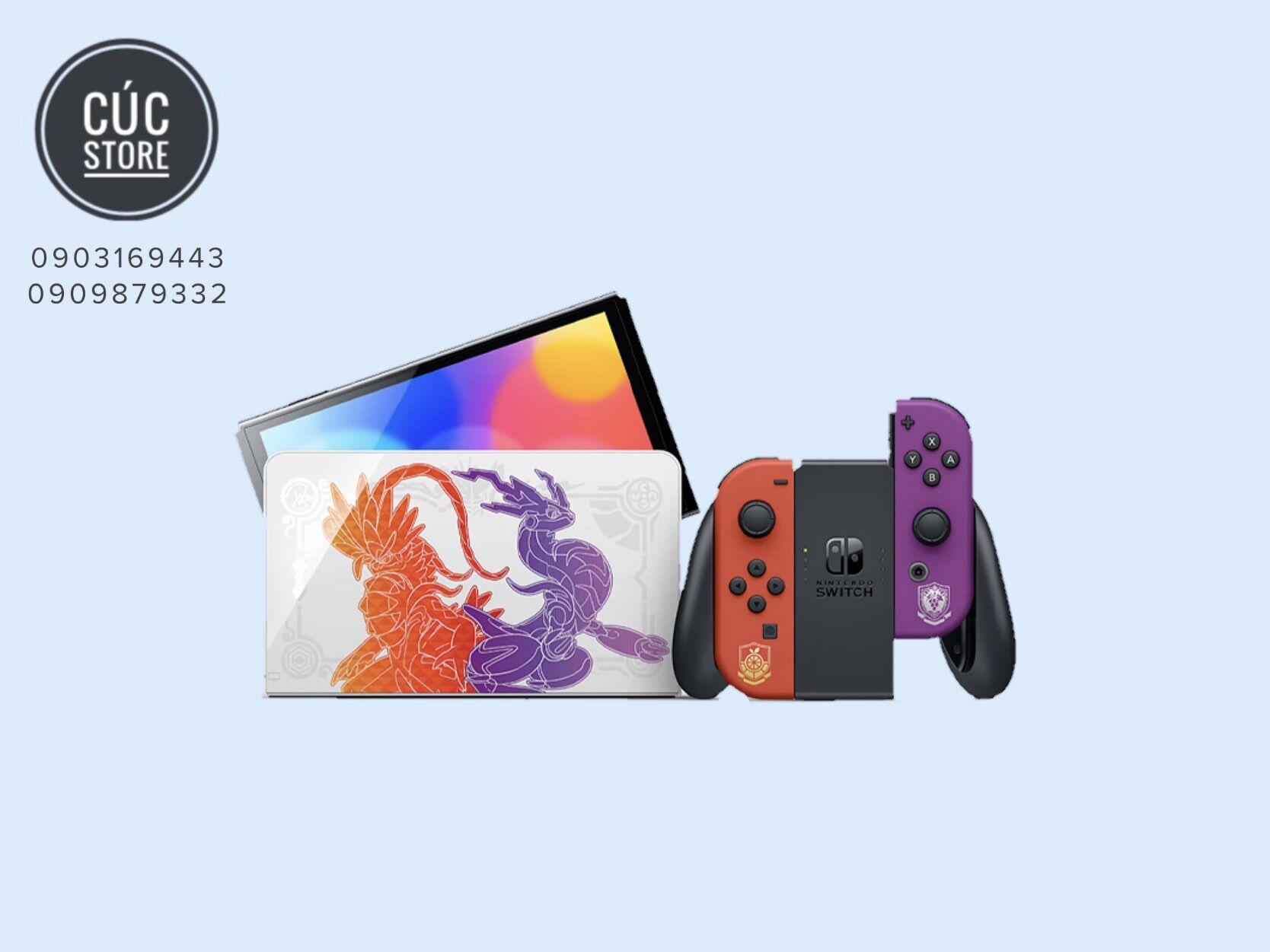 Máy chơi game Nintendo Switch Oled: Pokémon Scarlet & Violet Edition