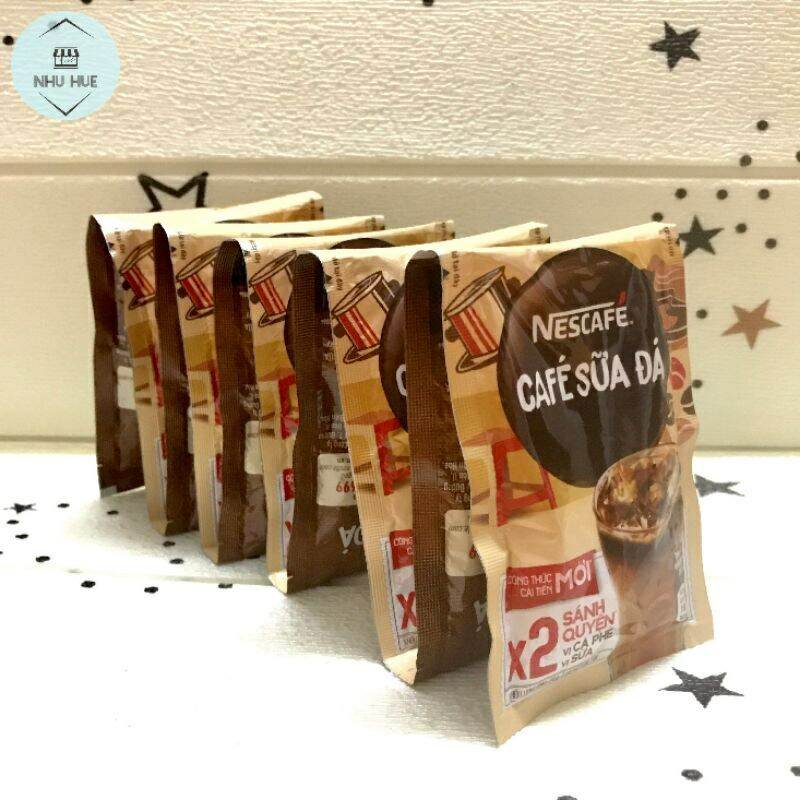Set combo dây 10 gói cà phê sữa nescafe