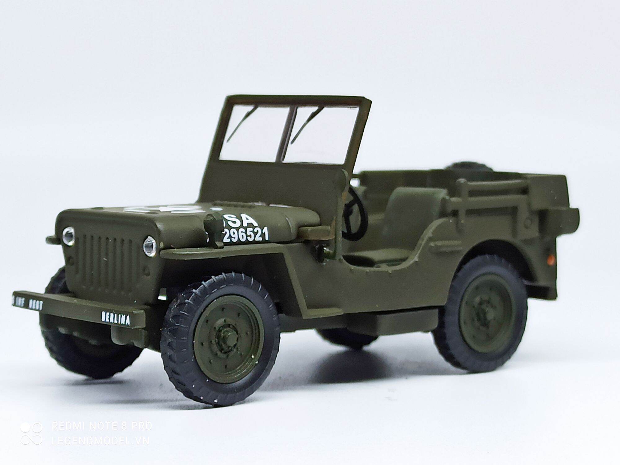 Mô hình xe jeep willys 1947 tỷ lệ 1/43