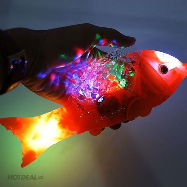 Cá chép trung thu có nhạc có đèn- Lồng đèn cá chép cho bé vui trung thu