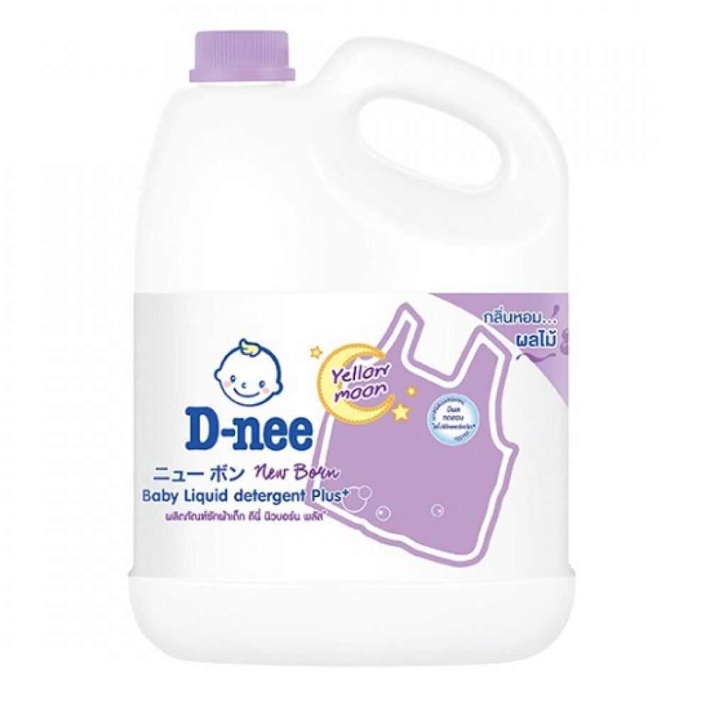 Nước Giặt Quần Áo Trẻ Em D-nee Yellow Moon 3000ml Thái Lan Tím