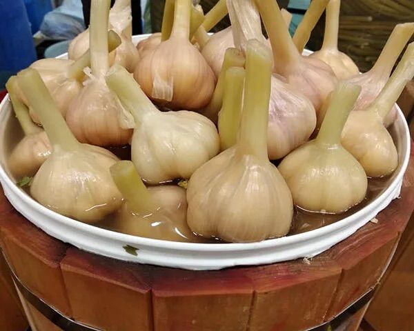 Củ tỏi muối Lukashin của Nga/340g ( hàng bay)
