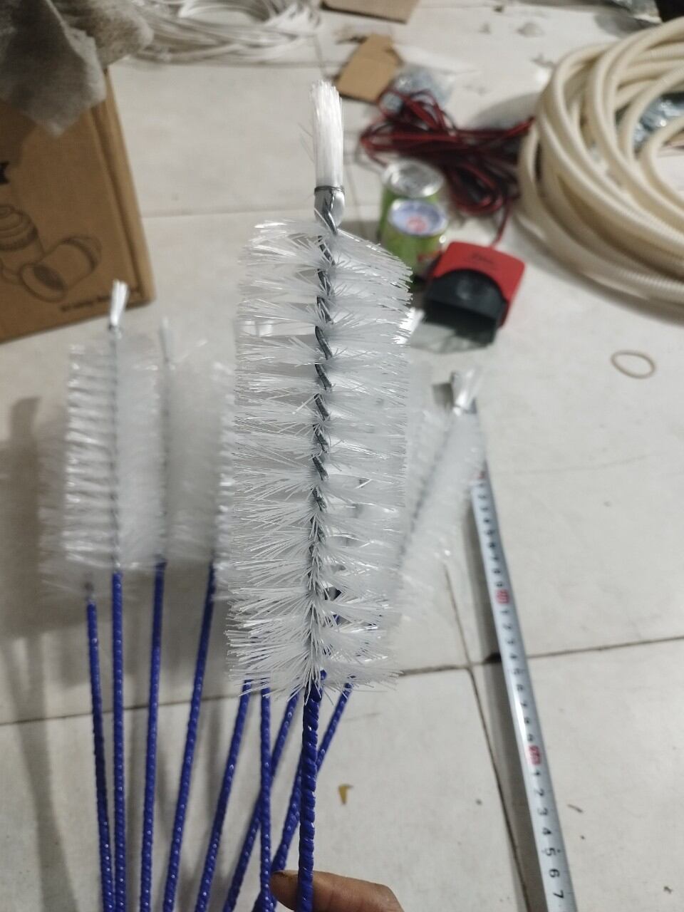 3 cây cọ rửa xe,rửa chai lọ lớn