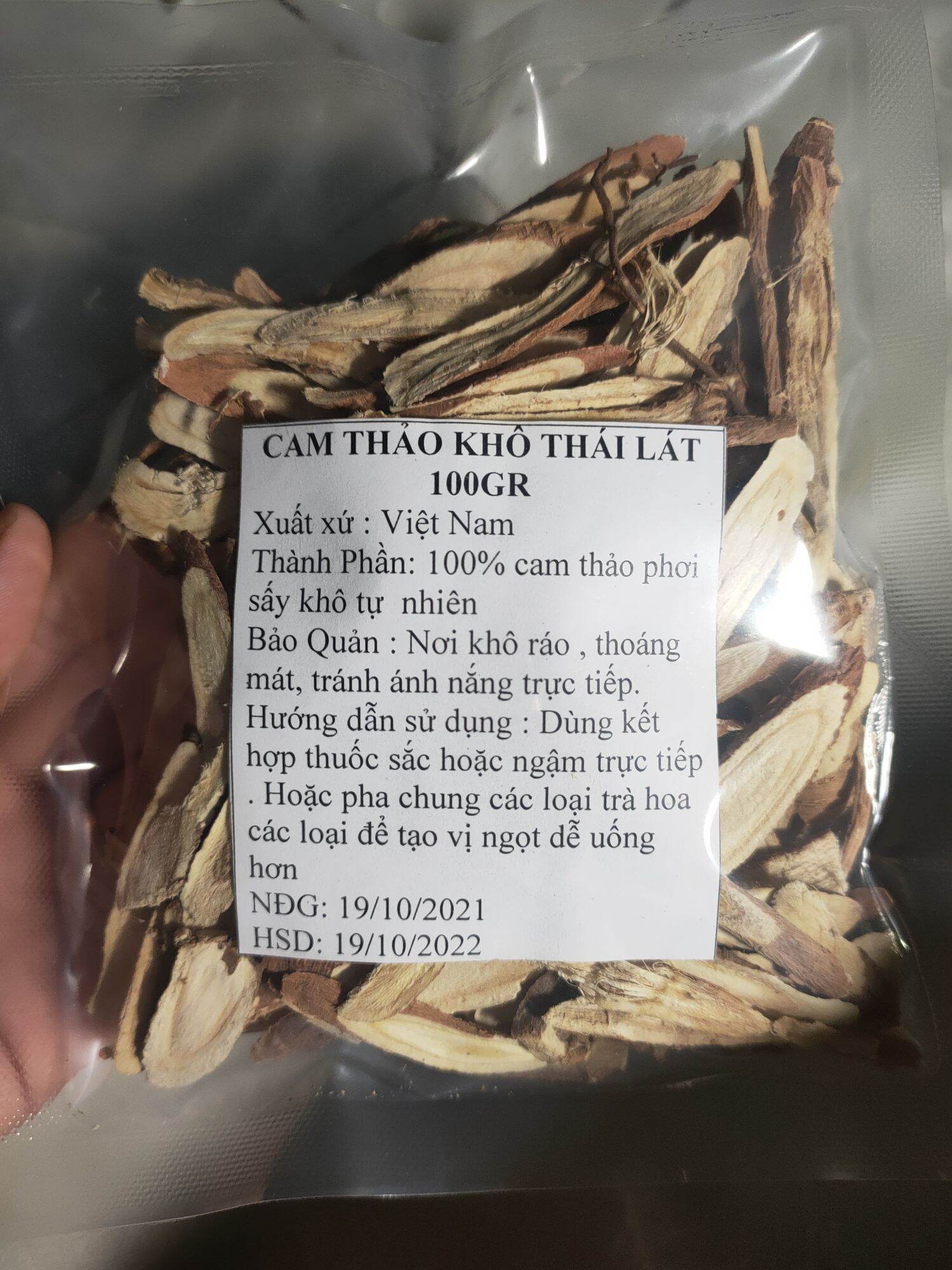 100gr Cam Thảo Bắc Loại 1