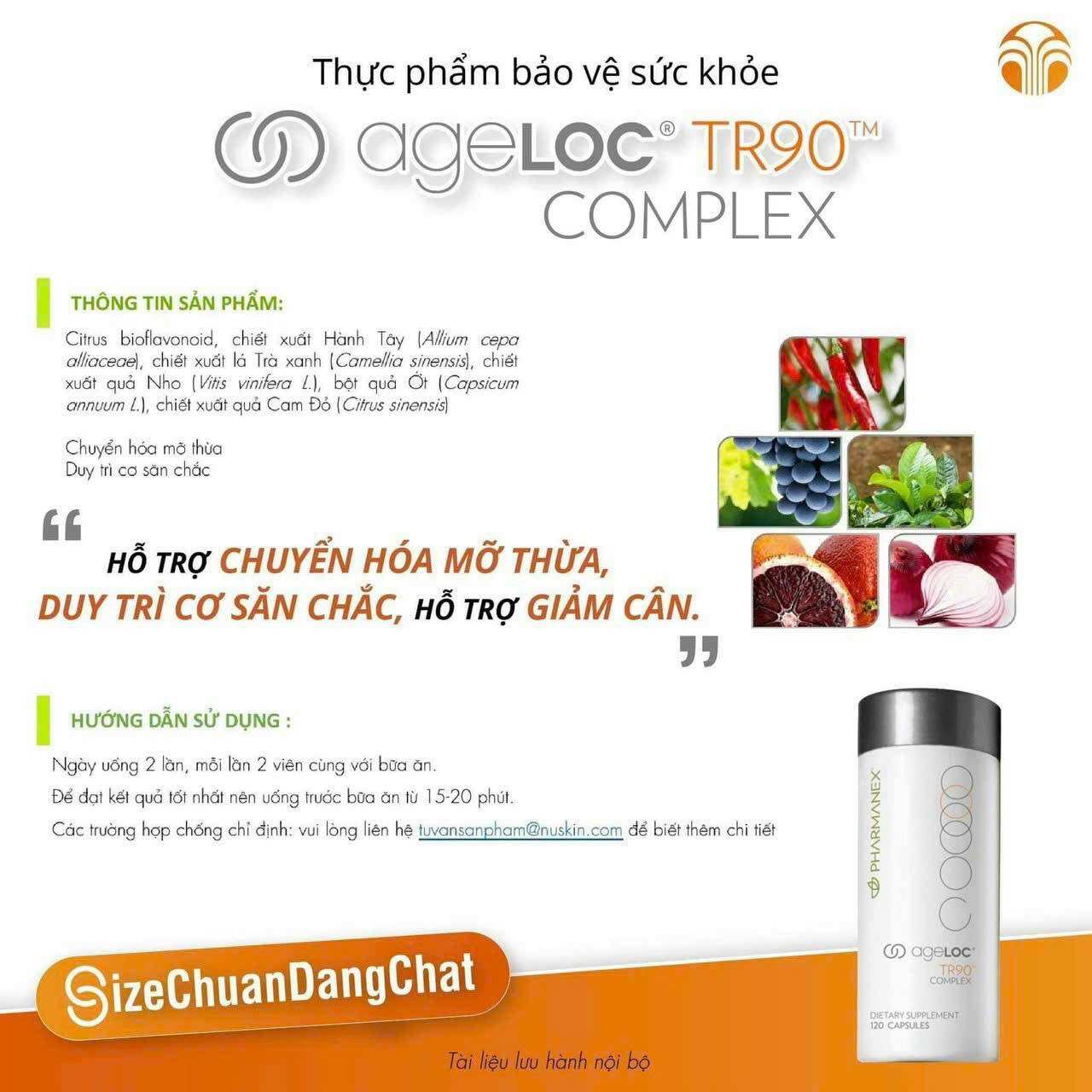 Bộ đôi tăng cơ-giảm mỡ Control Complex TR90 Nuskin