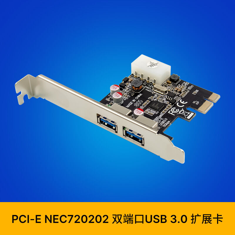 Bảng giá PCI-E Nec720202 Cổng Kép USB 3.0 Thẻ Mở Rộng Điều Khiển Nhiệt Siêu Nhanh Loại A Phong Vũ