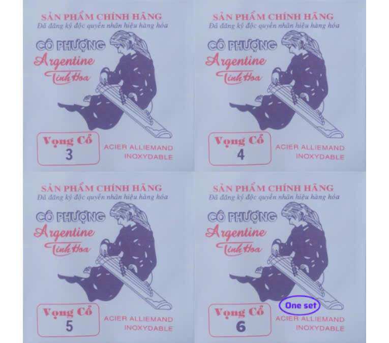 Dây đàn guitar vọng cổ - Số 1 (túi 10 sợi)
