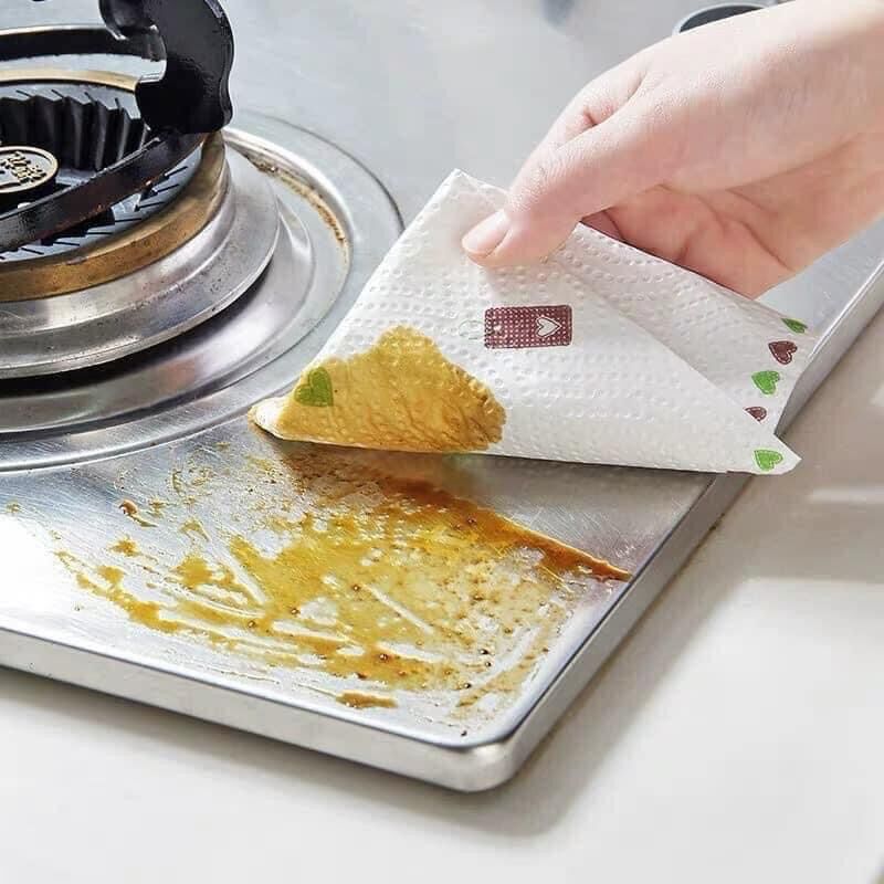 CUỘN GIẤY LAU ĐA NĂNG SIÊU DAI DÙNG ĐƯỢC NHIỀU LẦN