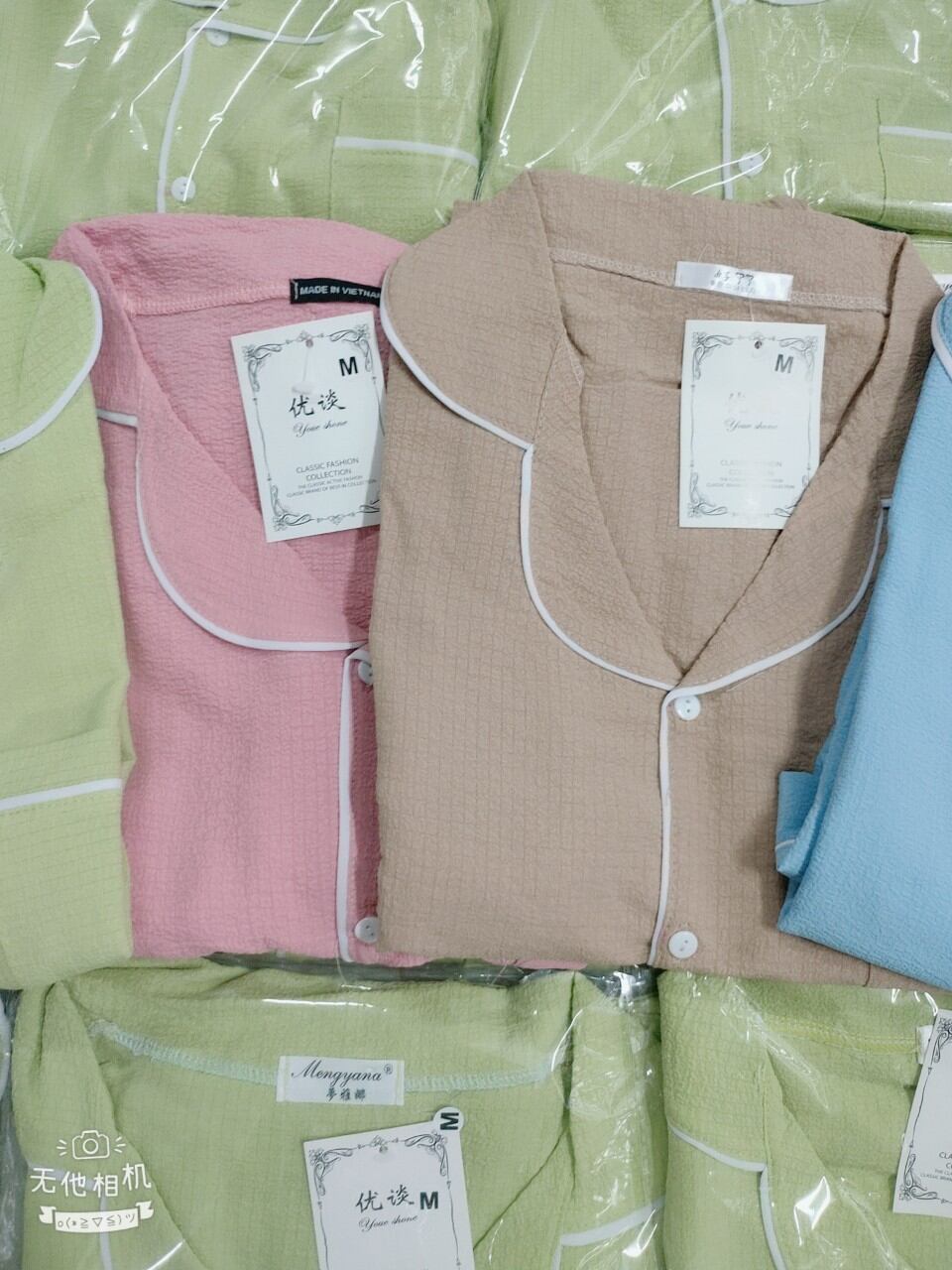 Bộ Pyjama Xốp Tay Cộc Quần Cộc.