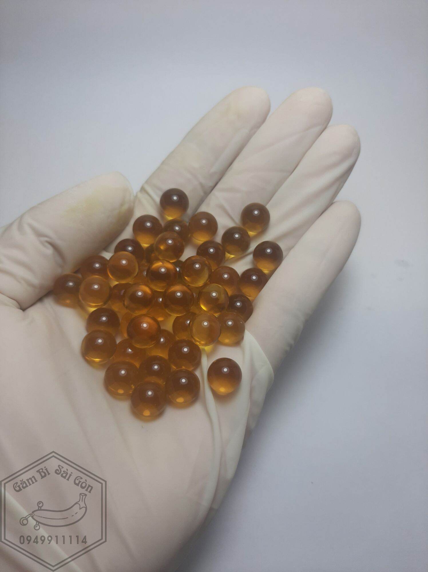 1 Viên Bi tròn thuỷ tinh 8mm