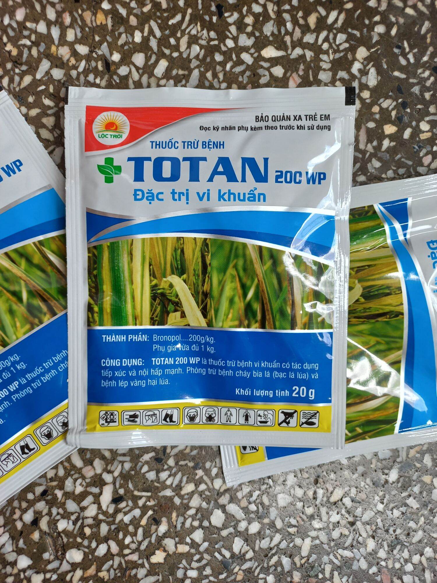 Chế phẩm trừ vi khuẩn totan 200wp 20g
