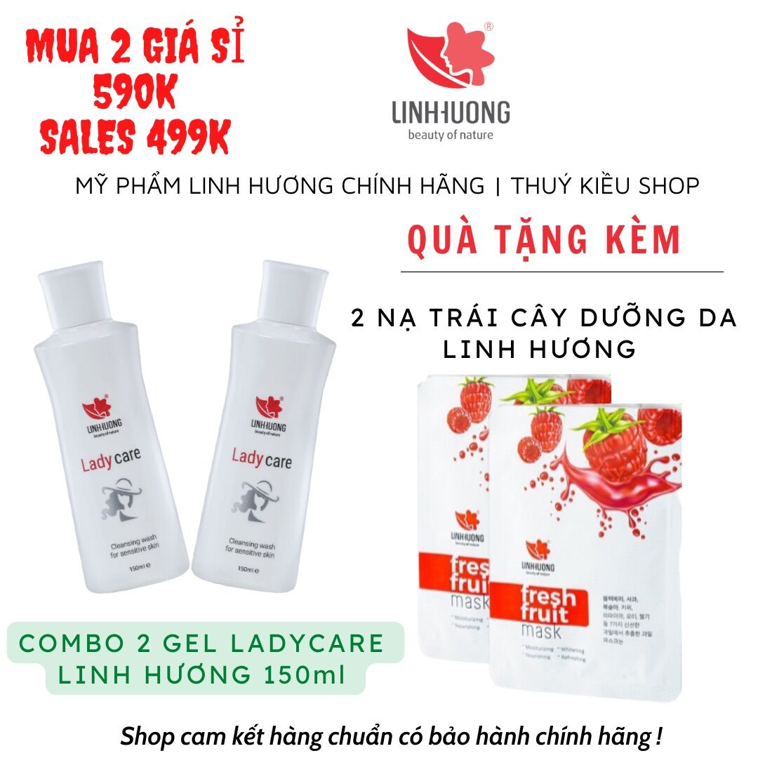 Combo Sỉ 2 Gel Vệ Sinh Phụ Nữ - Ladycare Linh Hương Chính Hãng