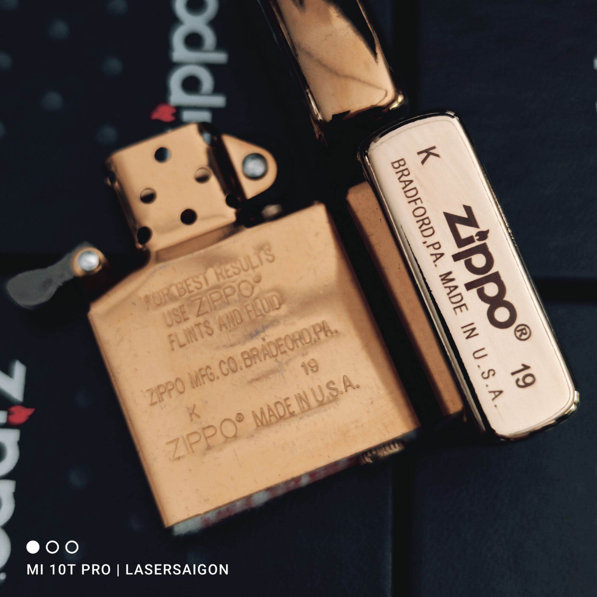 [HCM]Bật lửa Zippo tàu US NAVY - bản la mã 1988