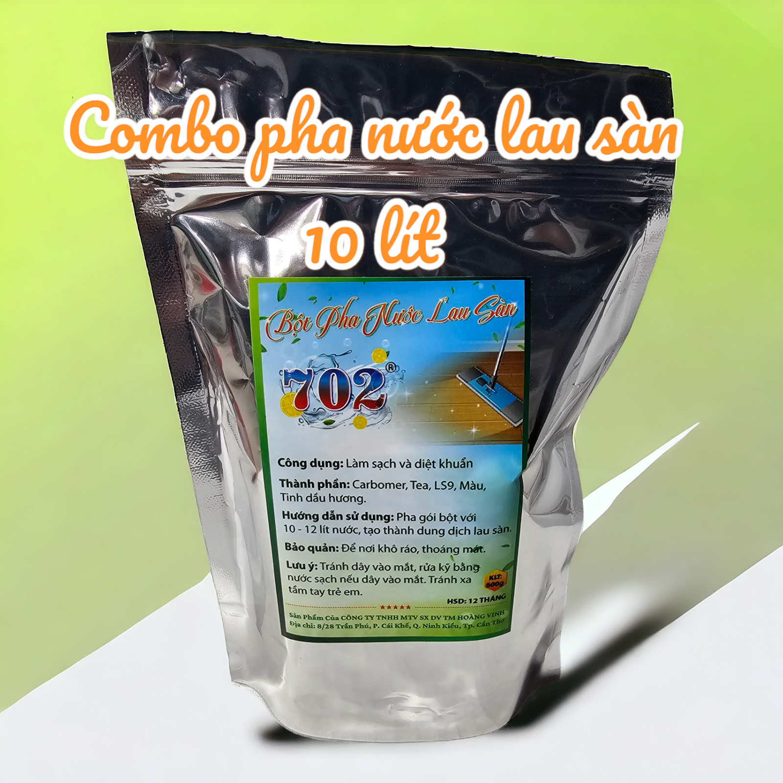 Set Bột pha nước lau sàn 12 lít, vệ sinh, làm sạch