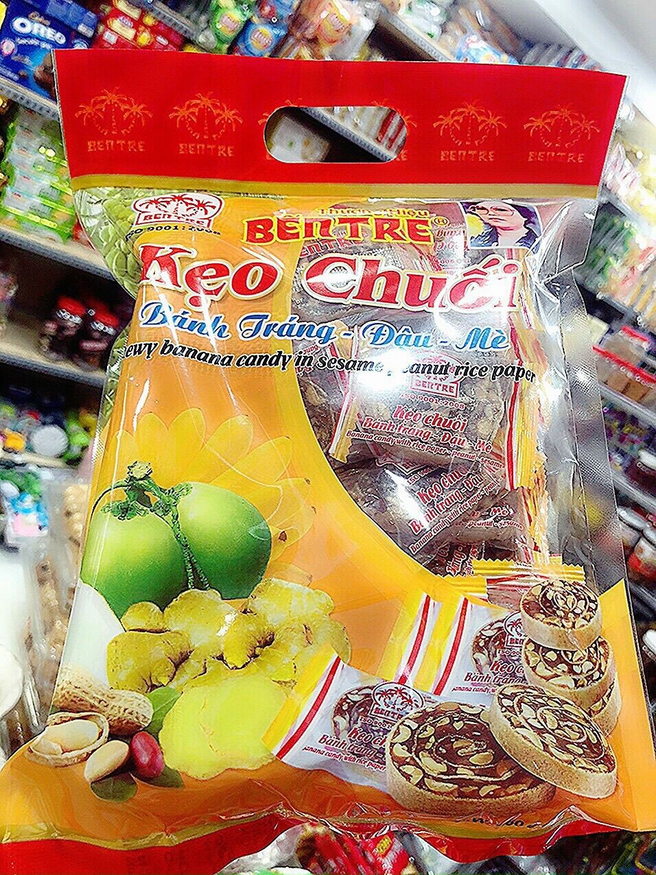 BỊCH 500g KẸO BẾN TRE DỪA/CHUỐI(NGẪU NHIÊN)