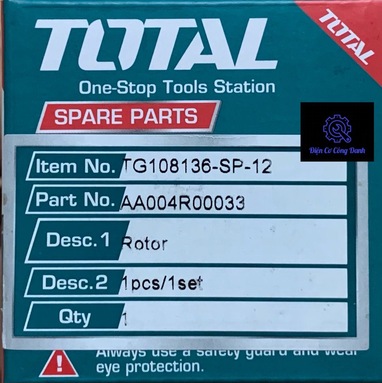 (Total chính hãng) Rotor máy khoan búa cầm tay TG108136