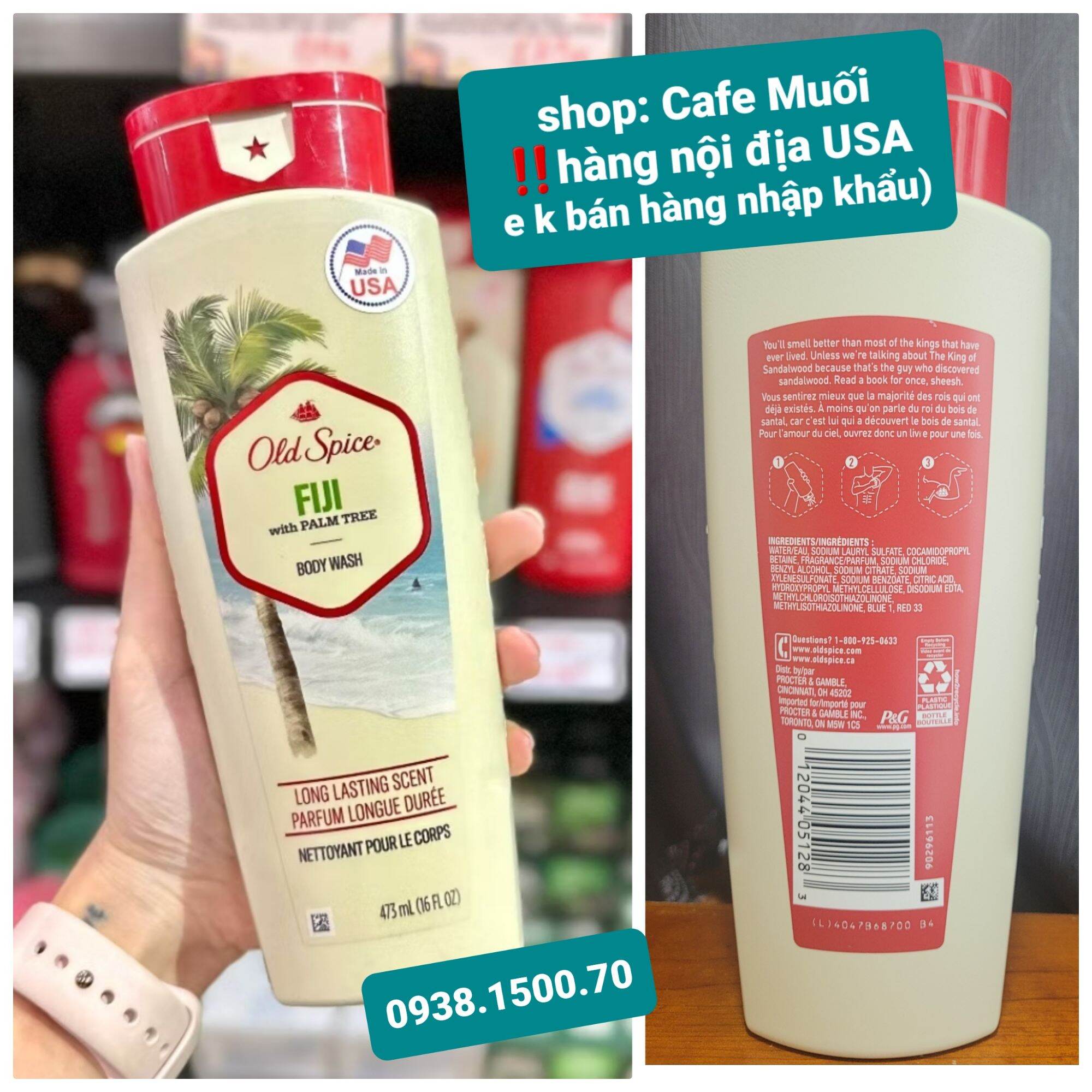 SỮA TẮM GỘI XẢ  HƯƠNG NƯỚC HOA CHO NAM Old Spice Red Zone Swagger Scent Body Wash 887ml ❌ LƯU HƯƠNG TẬN 8H)