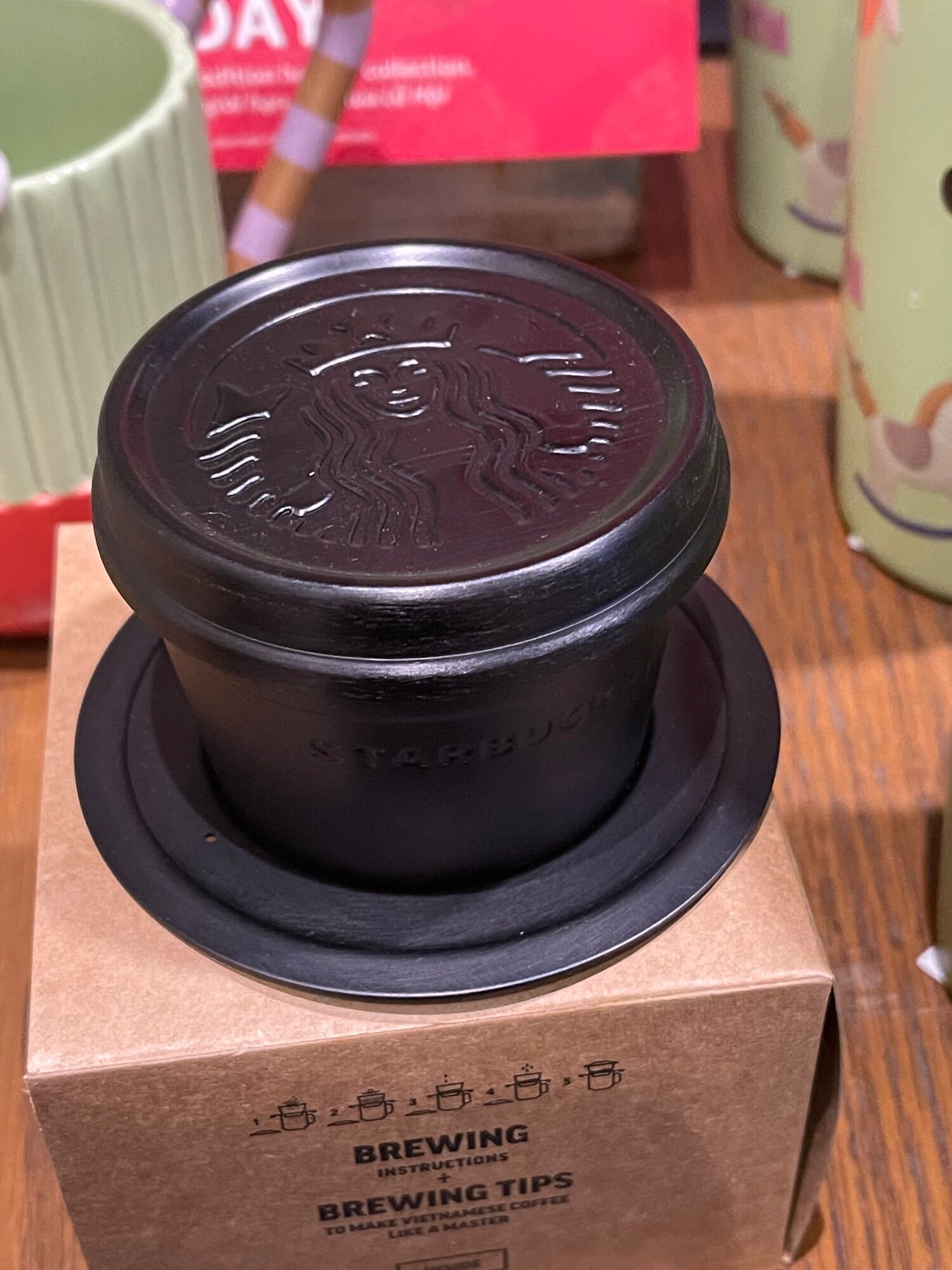 Phin nhôm pha cà phê Starbucks