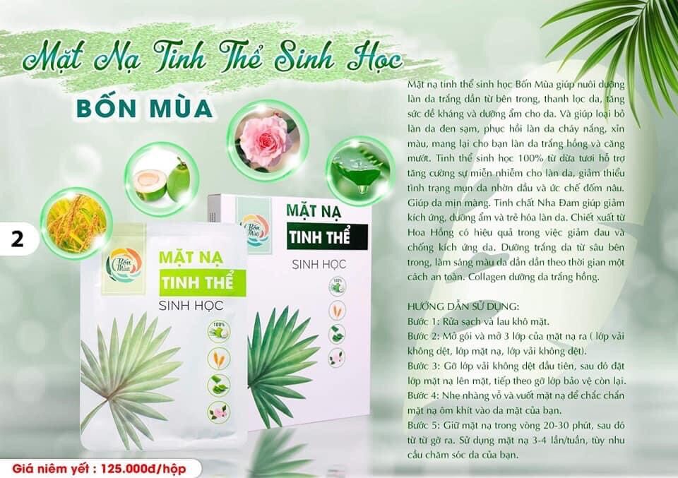 Hộp 5 miếng mặt nạ tinh thể sinh học