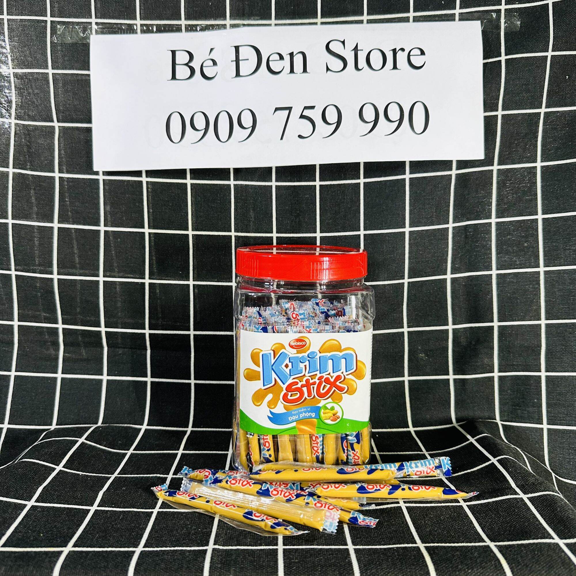[HCM] Đậu Phộng Krim Stix 1 hộp 100 que