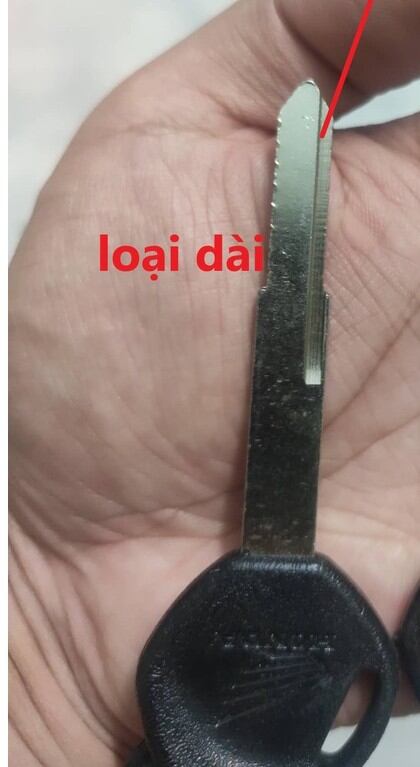 Combo cặp phôi chìa khoá dòng xe HONDA VISION, SH, AIRBLADE