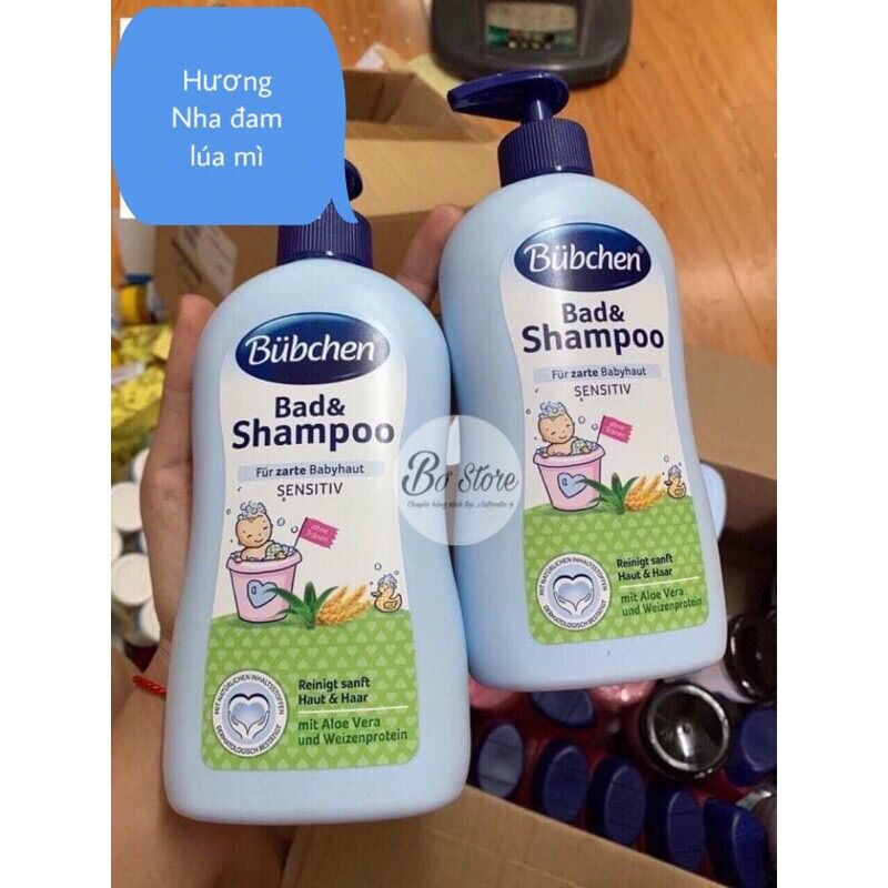 [NỘI ĐỊA ĐỨC] Sữa tắm gội Bubchen cho bé sơ sinh và trẻ nhỏ, 400ml
