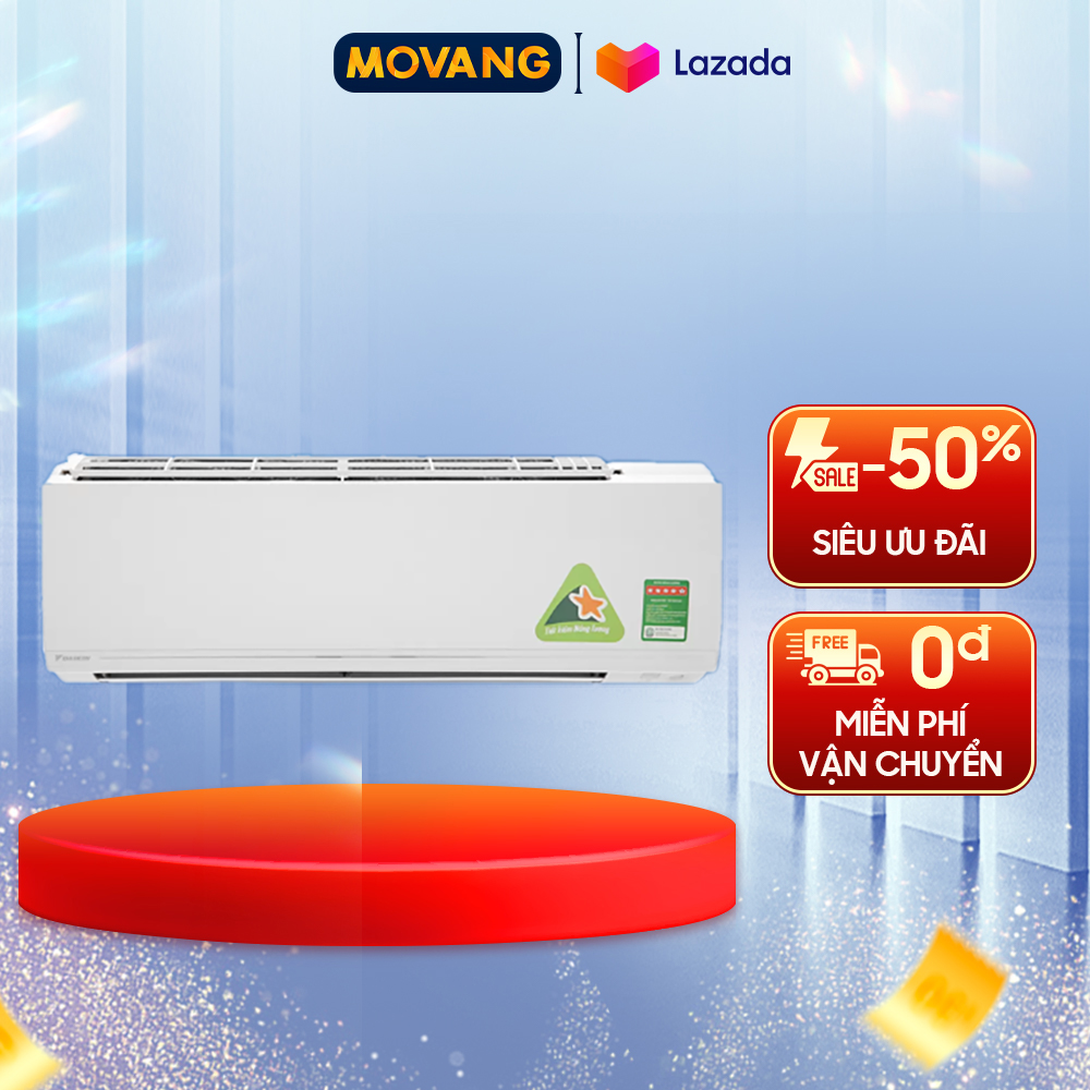 [GIAO TẠI HCM] -  Máy lạnh Daikin Inverter 1.0 HP FTKC25UAVMV   - Chức năng hút ẩm Làm lạnh nhanh tức thì có khả năng tiêu diệt lọc vi khuẩn nấm mốc