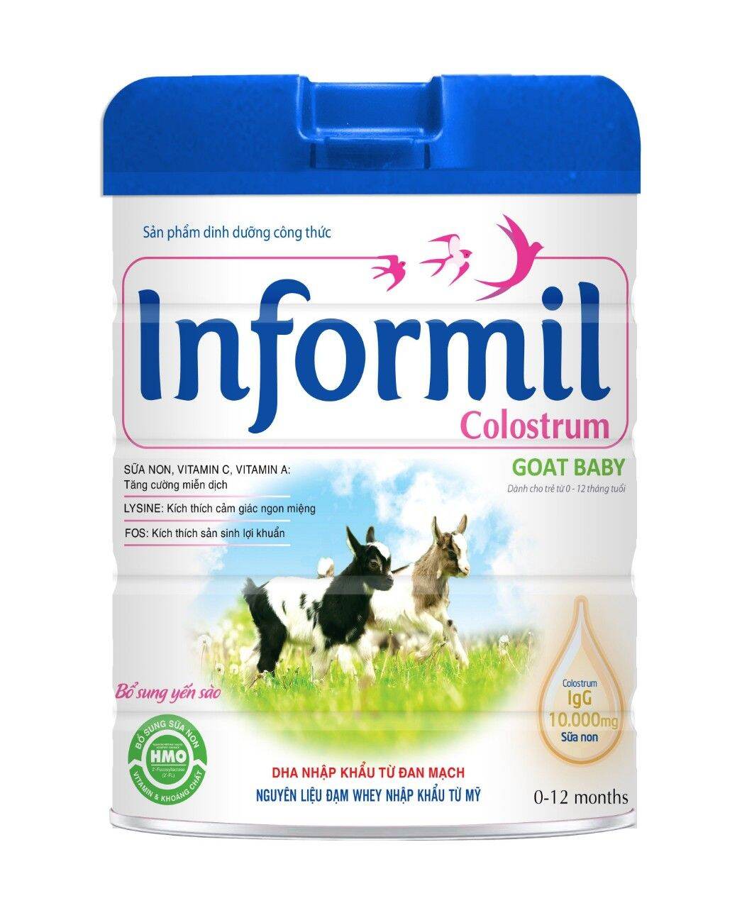 Sữa dê Informil Colostrum Goat lon 900g