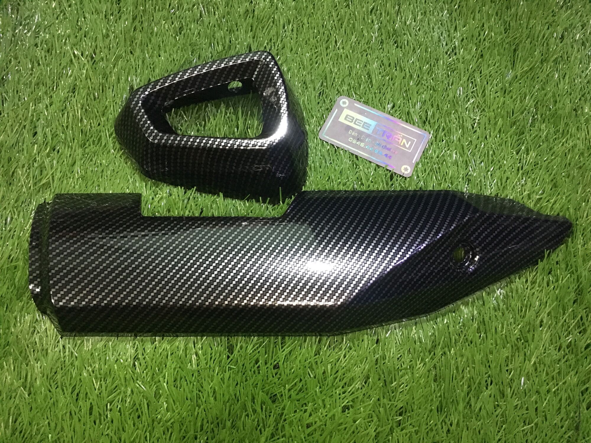 Ốp bô Winner X mẫu Carbon lắp như zin
