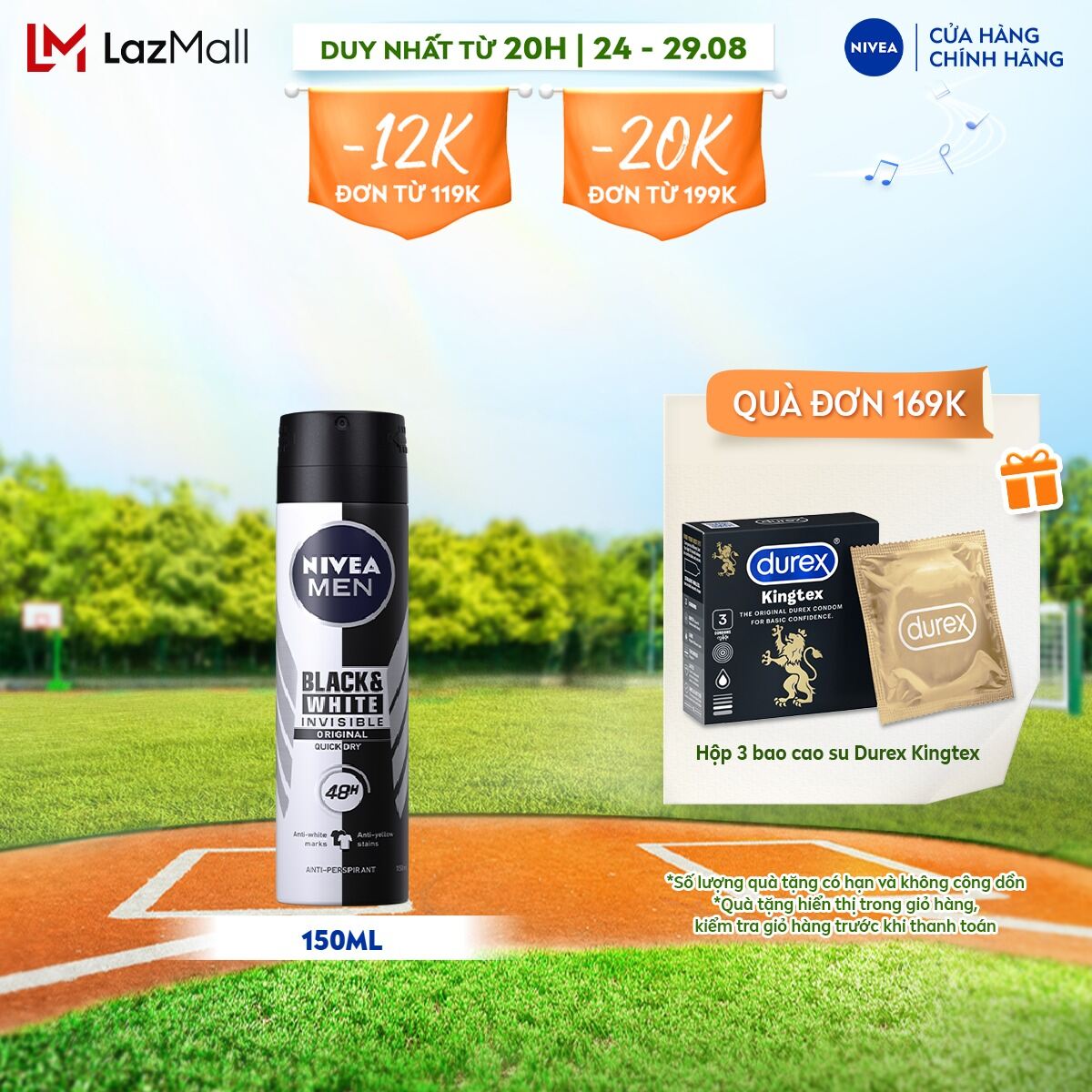 Xịt ngăn mùi nivea men black &white - 48h ngăn mồ hôi - ngăn vệt ố vàng - 85388/82241