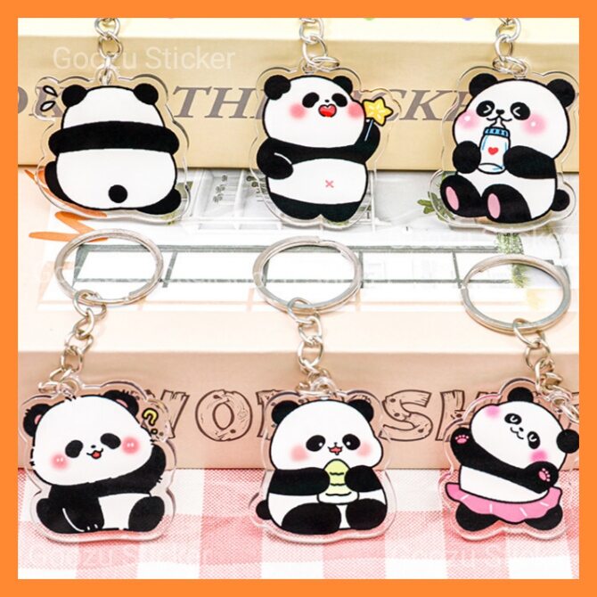 Móc khóa gấu trúc panda dễ thương