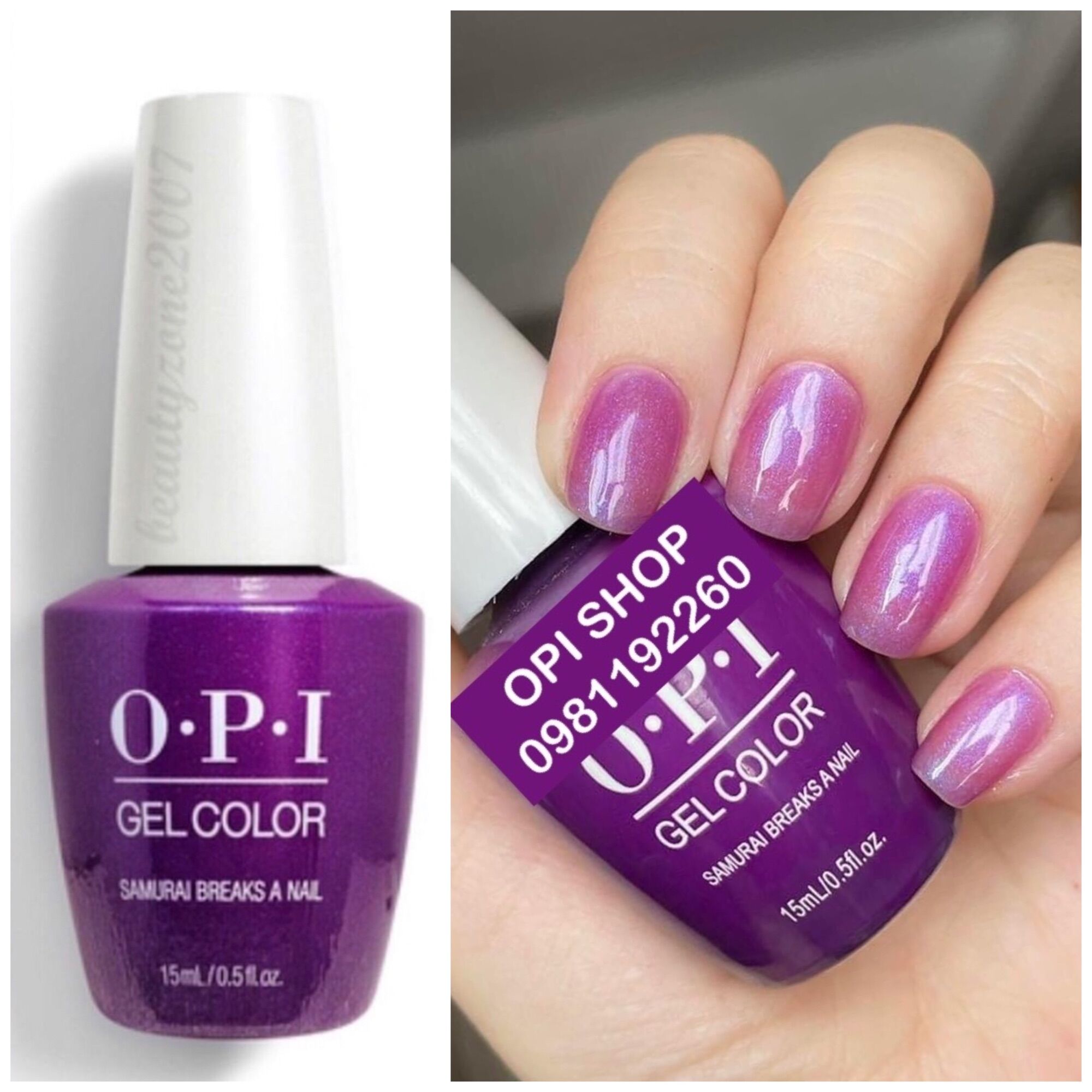 Sơn gel hơ máy - sơn móng tay opi