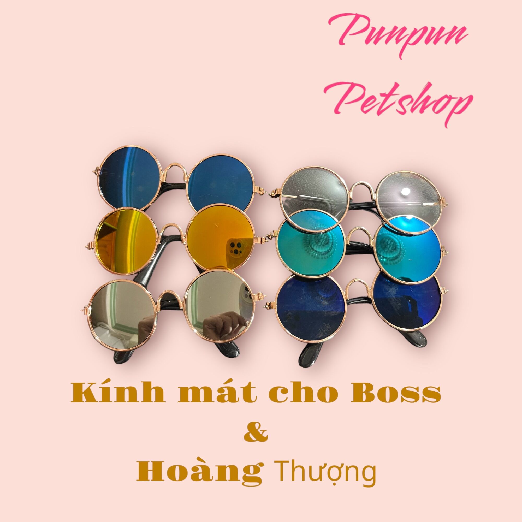 Mắt kiếng thời trang cho chó mèo - Pun pun Petshop