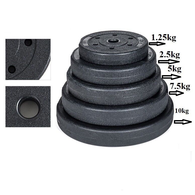 vỏ tạ nhựa miếng 10kg chưa nhồi