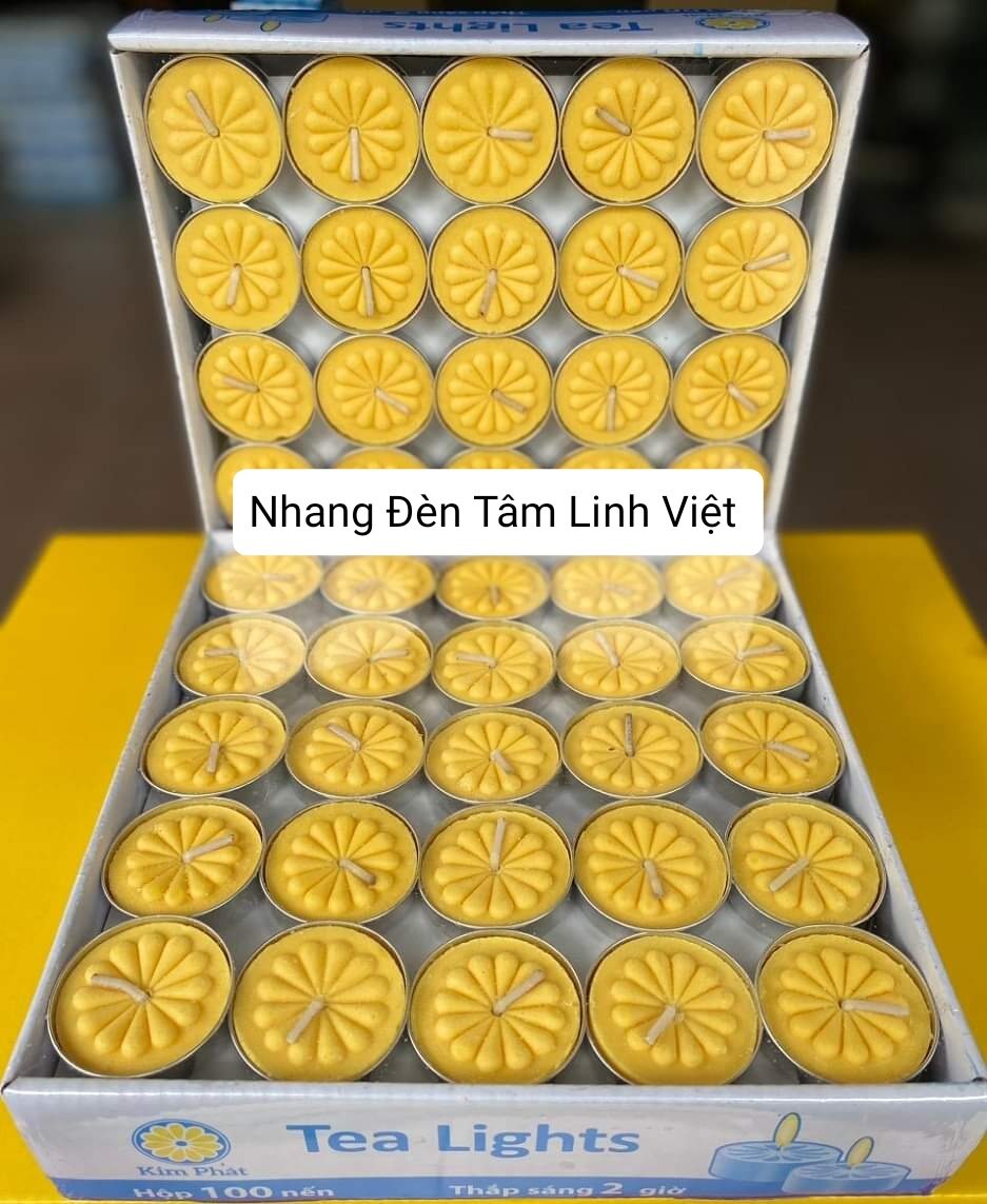 Nến tealight 100 viên cháy 2 giờ
