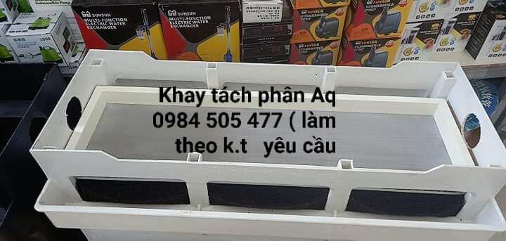Khay hứng ,tách phân cho baki hồ koi,hồ cá cảnh.