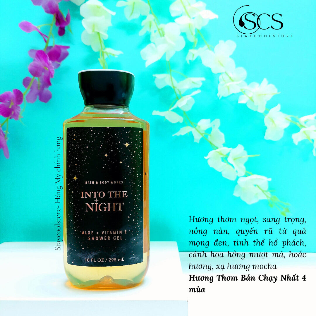 Set quà tặng 4 món Into The Night Bath & Body Works