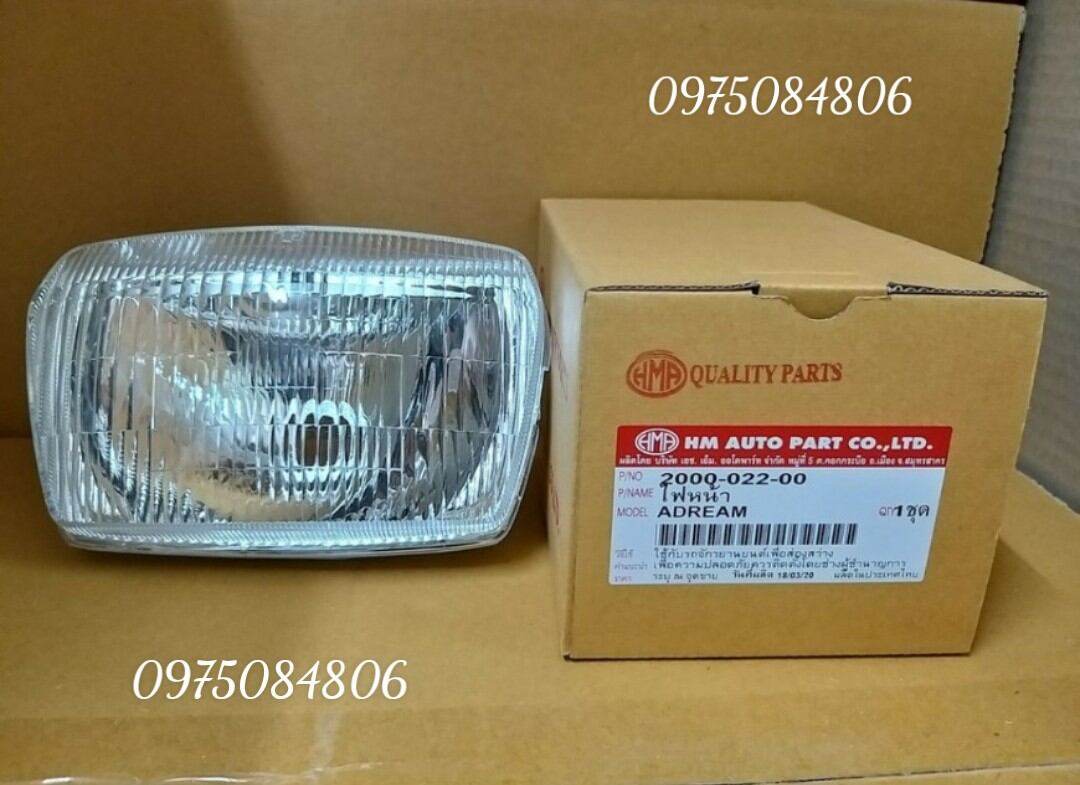 Chóa đèn trước xe Dream nhập khẩu chính hãng Honda Thái Lan