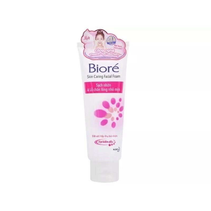 Sữa rửa mặt sạch mụn kháng khuẩn BiORE 100g mới ( hàng công ty)